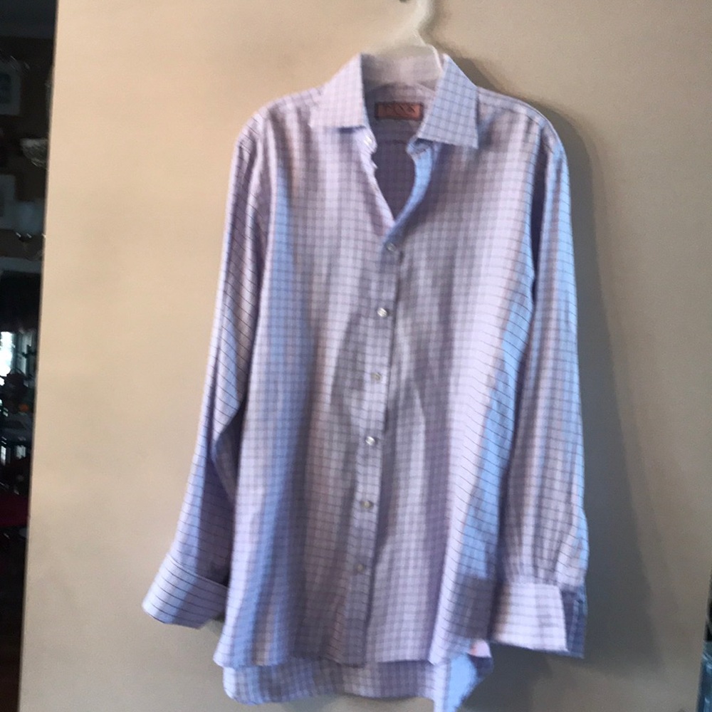 Thomas Pink Dress Shirt Size 15 1/2- 34